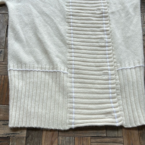 ICHI Cream Wool Sweater Angora Lambswool Small - Picture 3 of 11